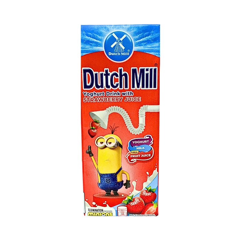 Dutch Mill UHT Yoghurt Drink Strawberry 180ml