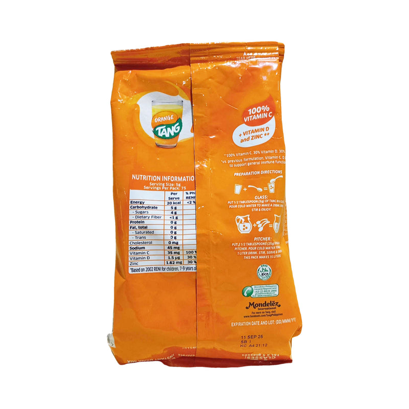 Tang Powdered Juice Orange 375g