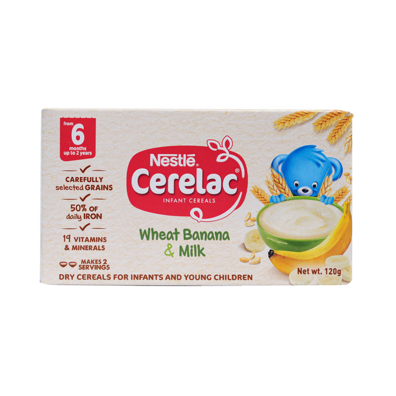 Nestle Cerelac Baby Food Wheat Banana And Milk 120g