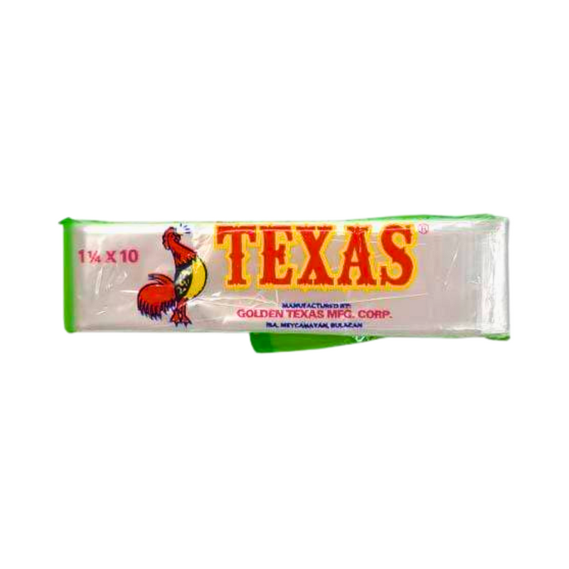 Texas Plastic Cellophane 1 1/4 x 10in 100's