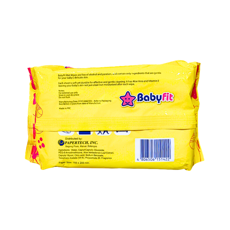 Babyfit Wet Wipes 80's