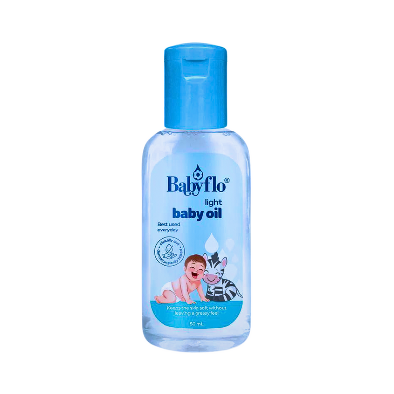 Babyflo Baby Oil Lightly Scented 50ml