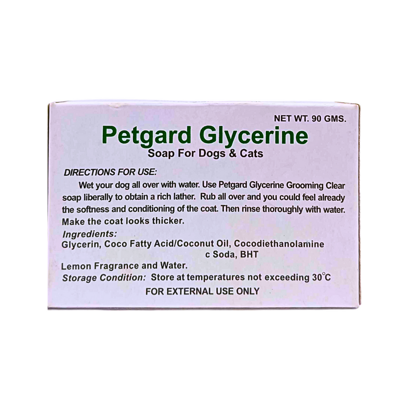 Petgard Dog Soap Glycerine 90g