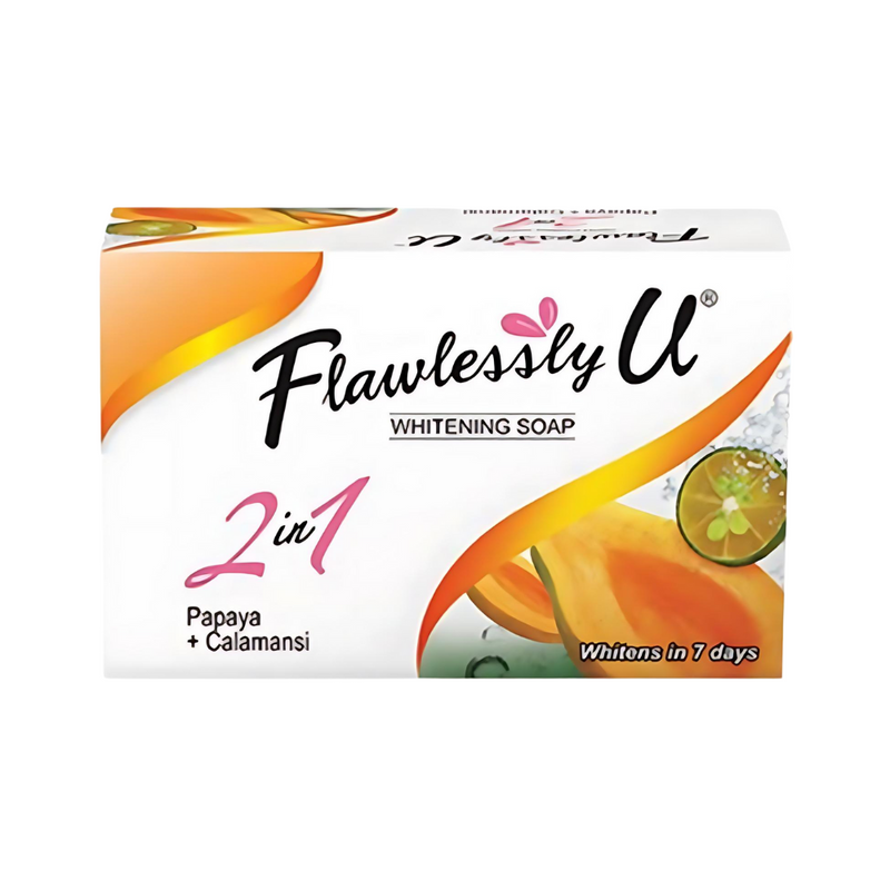 Flawlessly U Beauty Soap Papaya + Calamansi 125g