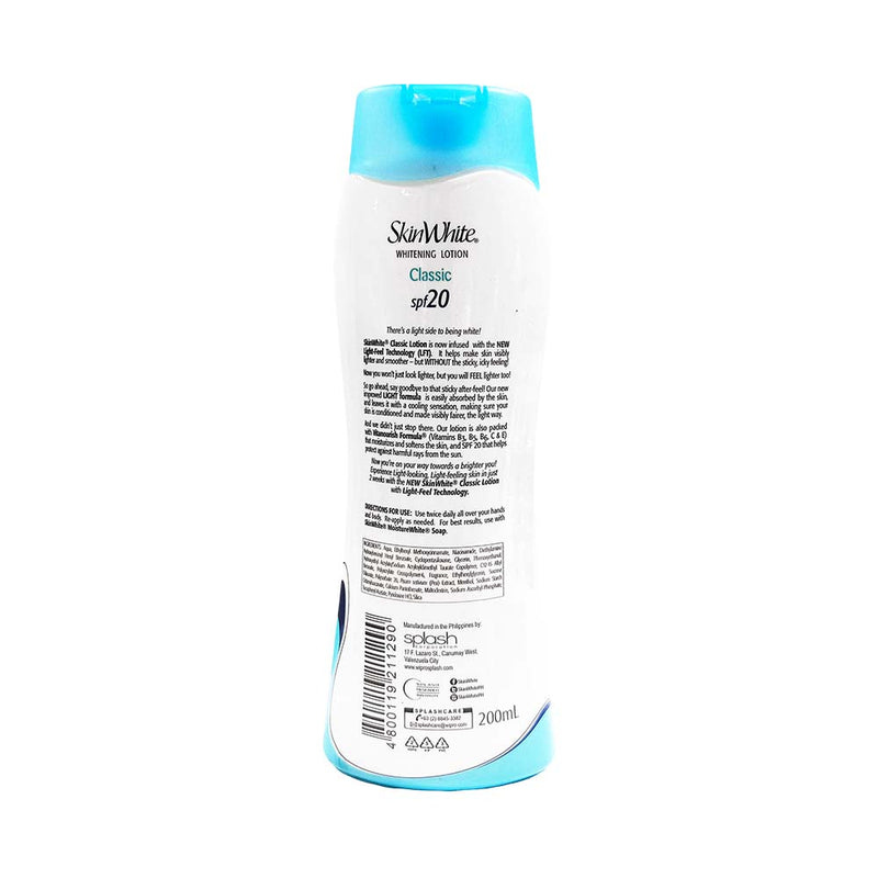 SkinWhite Whitening Lotion Classic Light SPF 20 200ml