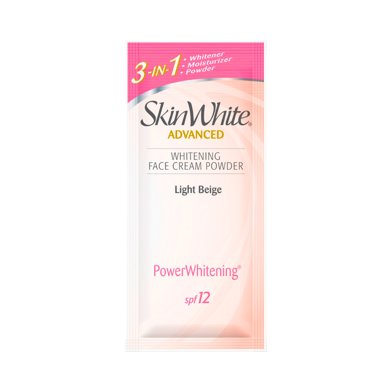 Skin White Advanced Power Whitening Face Cream Powder Light Beige 7g
