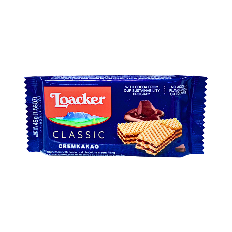 Loacker Classic Cremkakao Wafer 45g