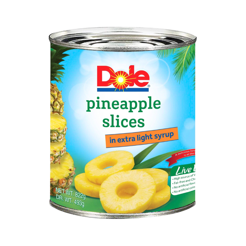 Dole Pineapple Sliced 822g