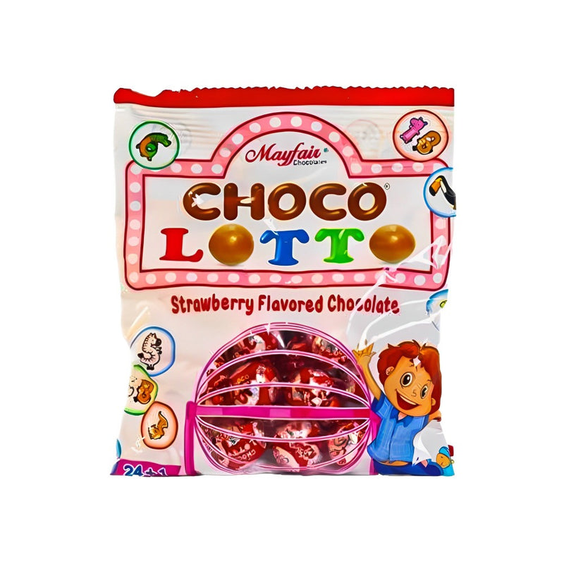 Mayfair Chocolotto Candy Strawberry 24's + 1