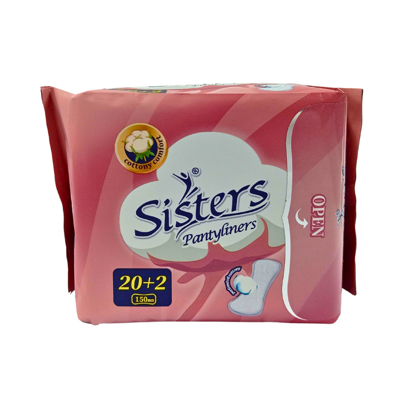 Sisters Pantyliner Individual Wrapped Breathable 20's