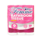 Femme Decor Bathroom Tissue 2ply 9's