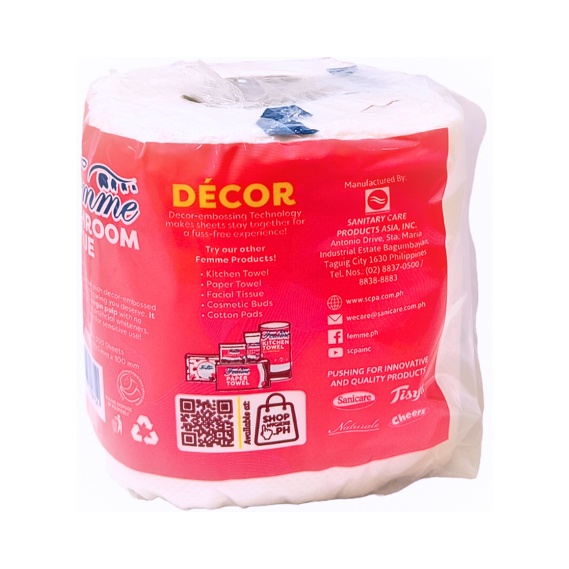 Femme Decor Bathroom Tissue 2Ply