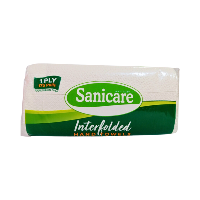 Sanicare Hand Towel Regular 1 Ply 175 Pulls