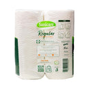 Sanicare Kitchen Towel 2Ply 70 Pulls Regular Twin Pack