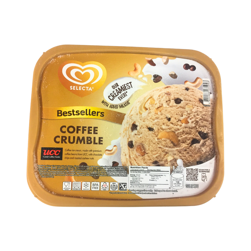 Selecta Supreme Ice Cream Coffee Crumble 1.3L