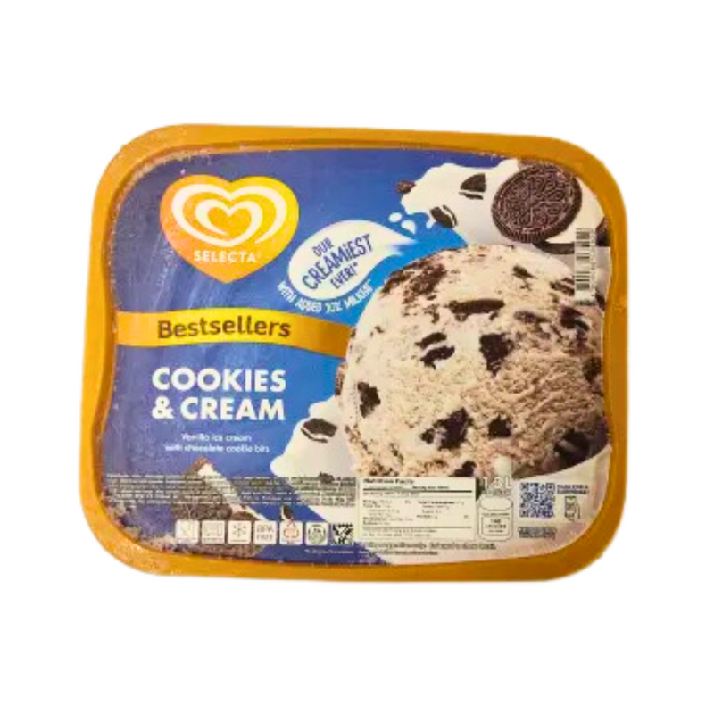 Selecta Supreme Ice Cream Cookies And Cream 1.3L