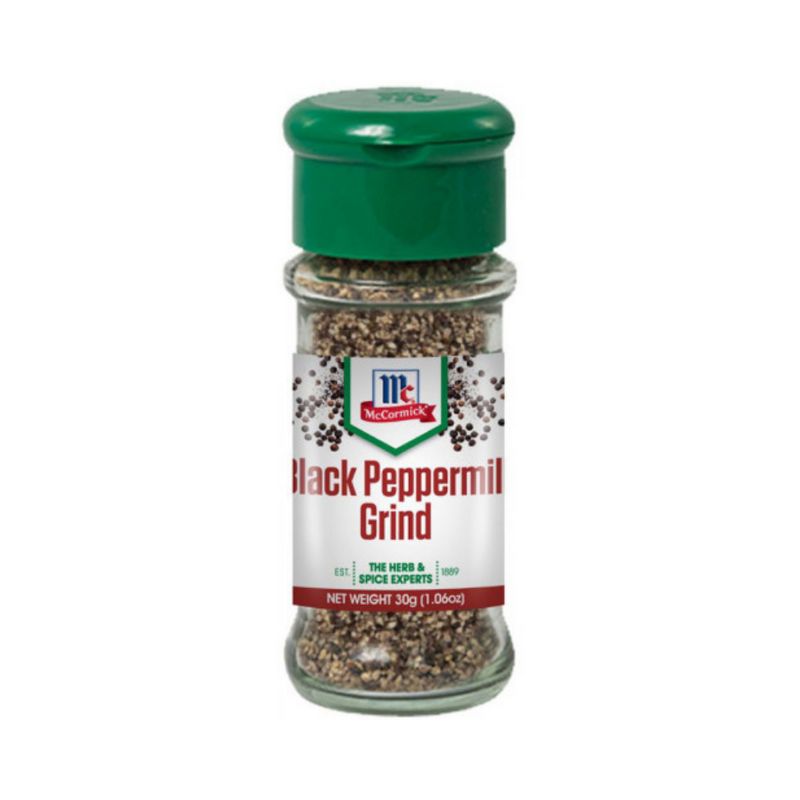 McCormick Black Peppermill Grind 30g