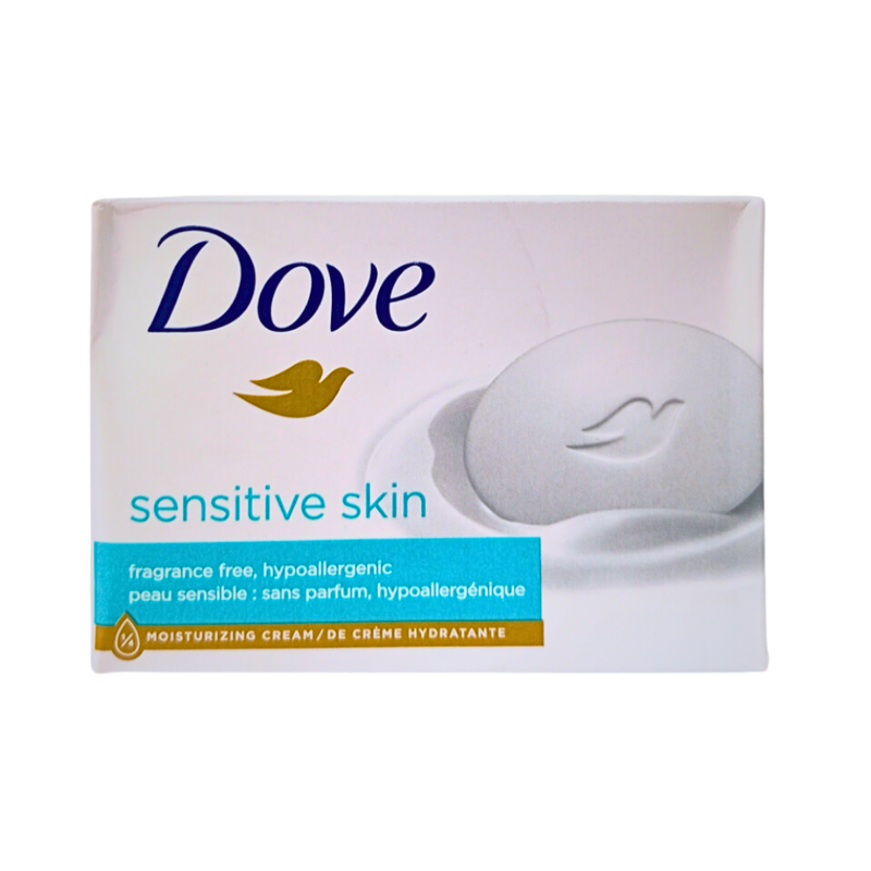 Dove Beauty Bar Imported Soap Unscented Sensitive Skin Green 106g (3.75oz)