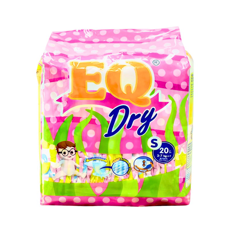 EQ Dry Baby Diaper Travel Pack Small 20's