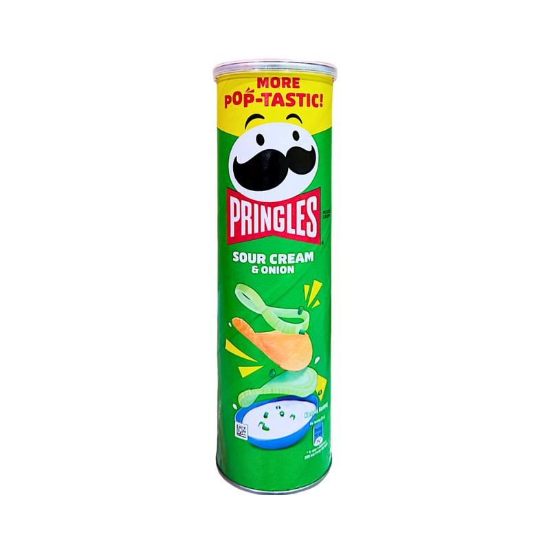 Pringles Potato Crisps Sour Cream And Onion 134g