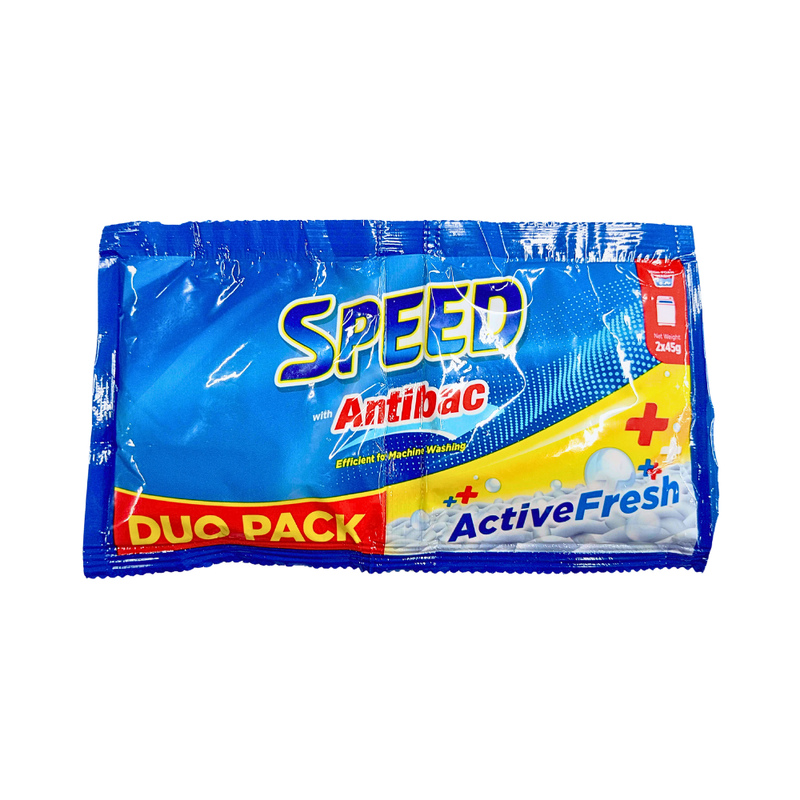 Speed Detergent Powder Antibac Active Fresh Duo Pack 90g