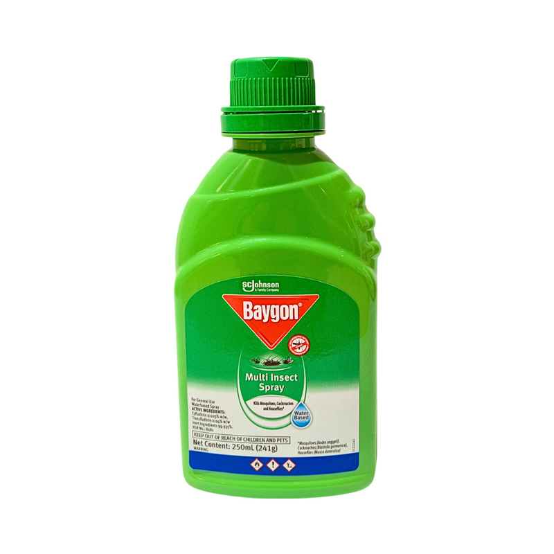 Baygon Multi Insect Spray Water Base 250ml