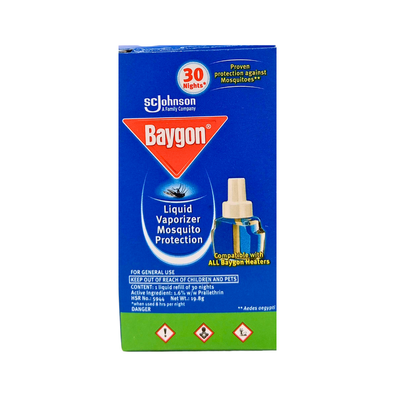 Baygon Liquid Repeller Anti-Dengue Mosquitoes Refill 19.8g