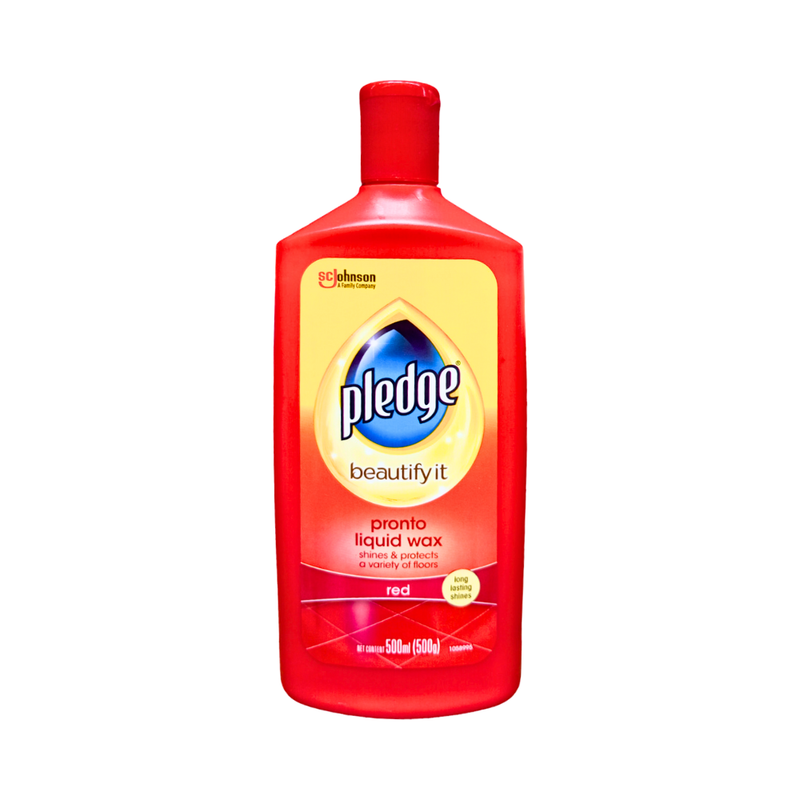 Pledge Pronto Liquid Wax Red 500ml