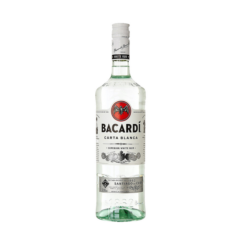 Bacardi Carta Bianca White Rum Casa Fundada En Cuba 750ml