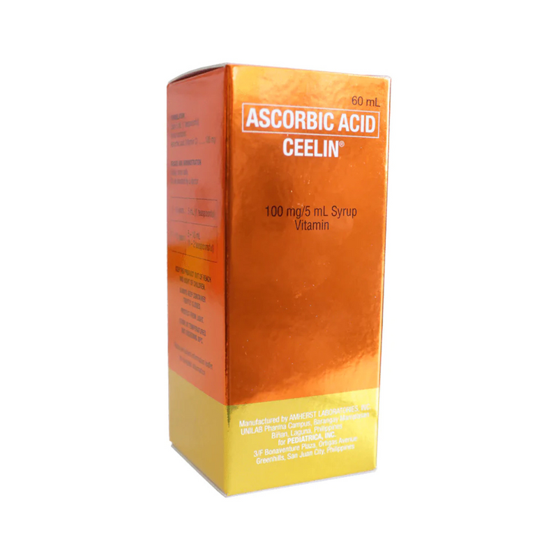 Ceelin Ascorbic Acid 100mg/5ml Syrup 60ml