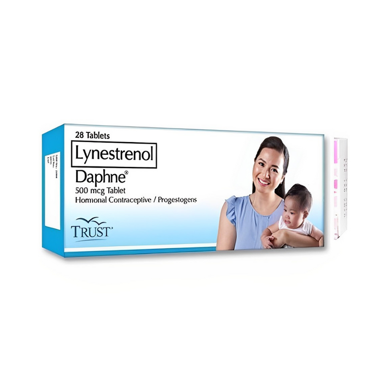 Daphne Lynestrenol 500mcg Pills Tablet 28's