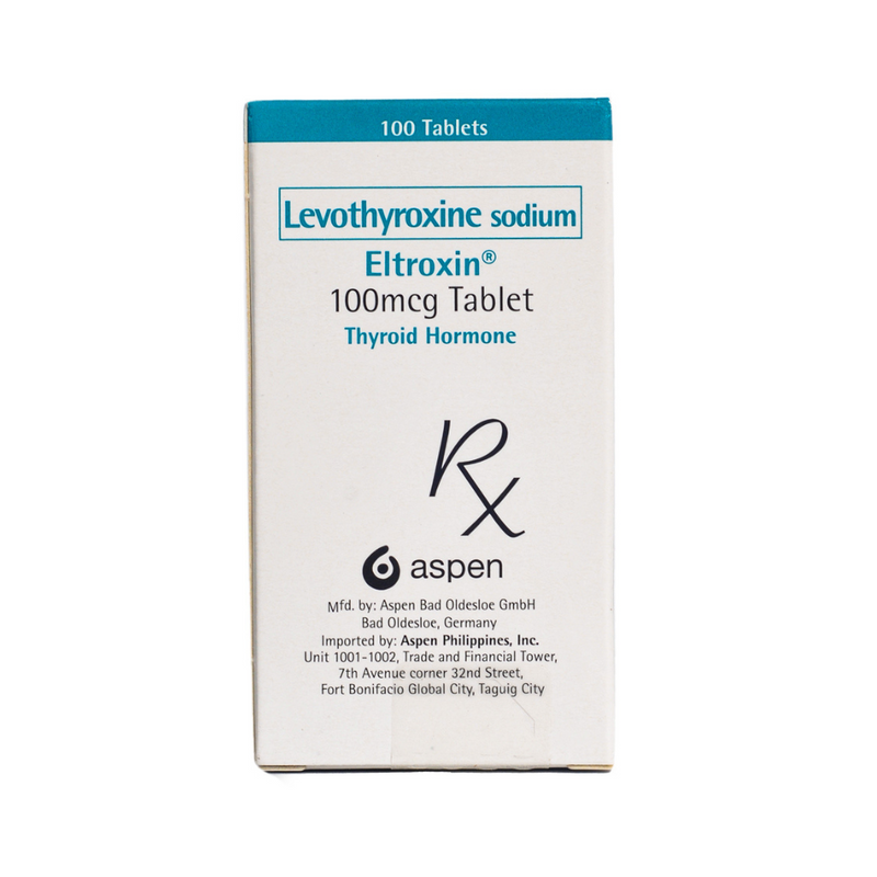 Eltroxin Levothyroxine Sodium 100mcg Tablet 1's