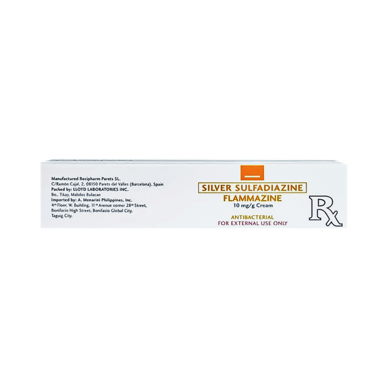 Flammazine Silver Sulfadiazine 10mg/g Cream 5g