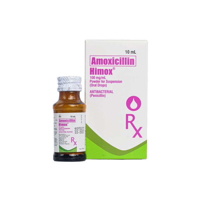 Himox Amoxicillin 100mg/ml Drops 10ml