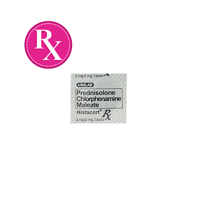 Histacort Prednisolone Chlorphenamine 2mg/2mg Tablet By 1's