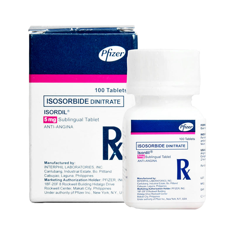 Isordil Sublingual 5mg Tablets 1's