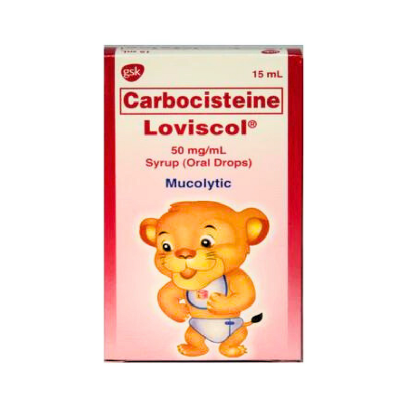 Loviscol Carbocisteine 50mg/5ml Drops 15ml
