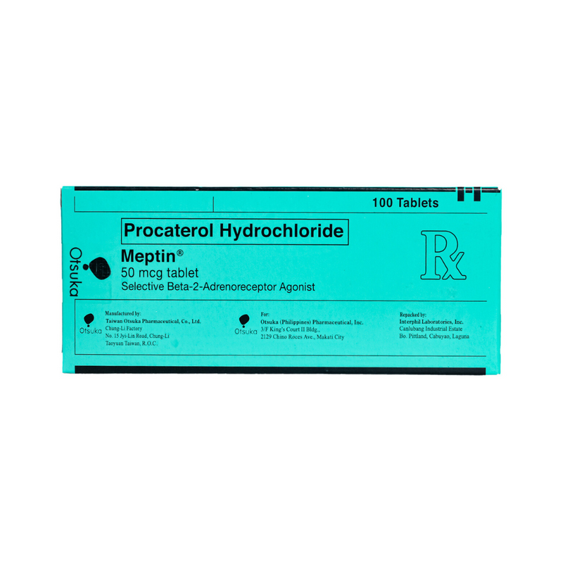 Meptin Procaterol Hydrochloride Tablet 50mcg 1's