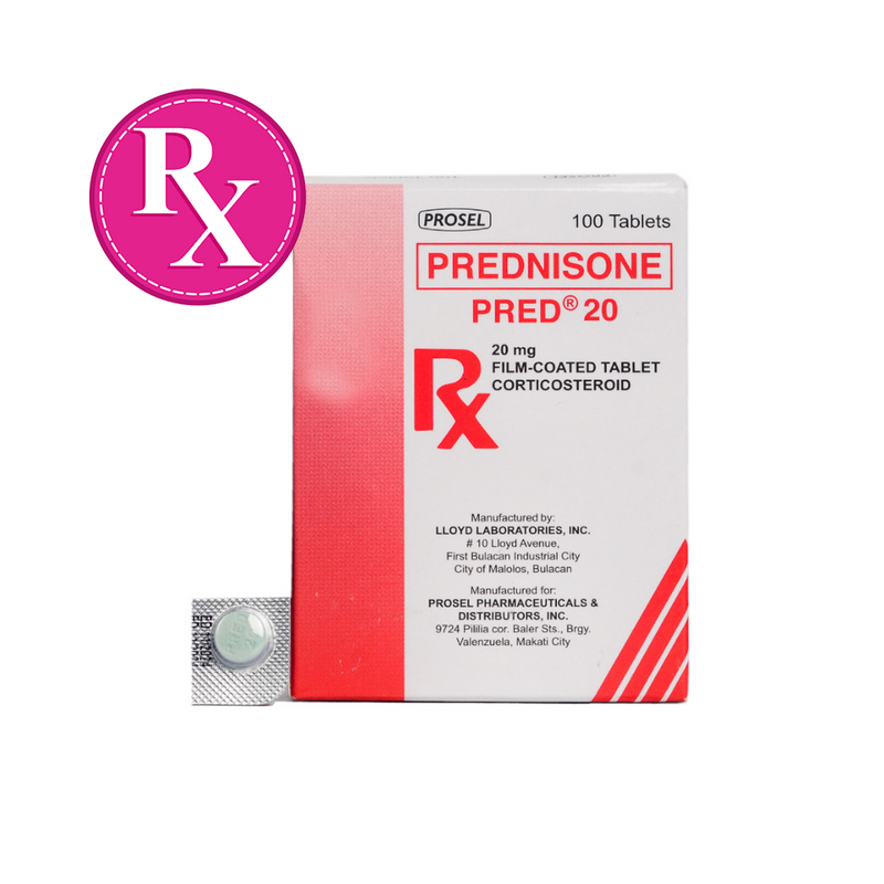 Prednisone 20mg Film-Coated Tablet 1's