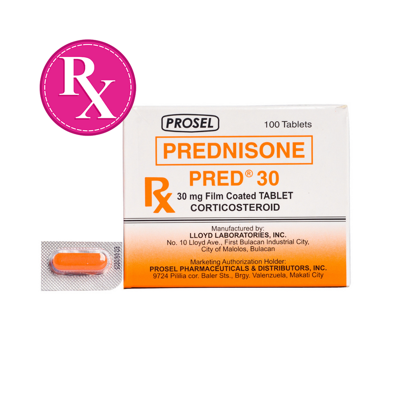 Prednisone 30mg Film-Coated Tablet 1's