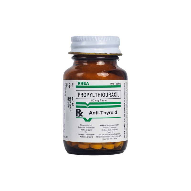 Rhea Propylthiouracil 50mg Tablet By 1's