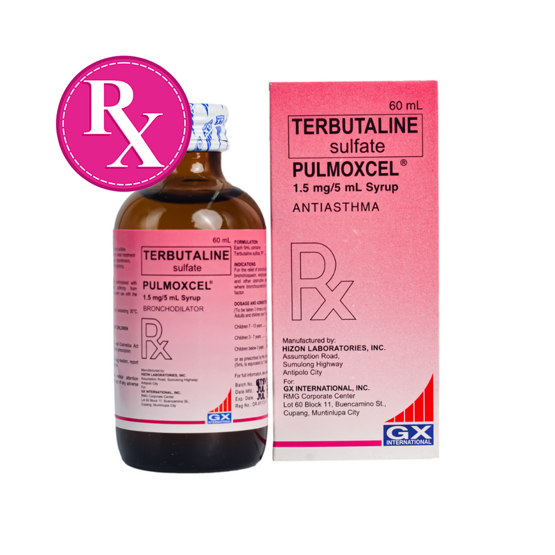 Pulmoxcel Syrup 1.5mg/5ml 60ml