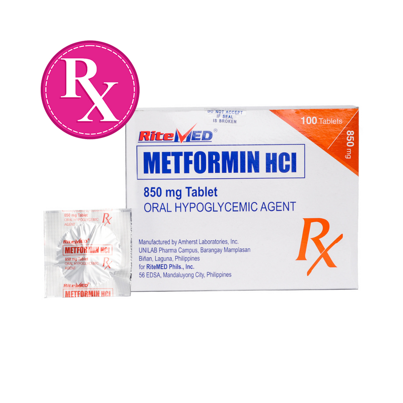 Ritemed Metformin Tablet 850mg 1's