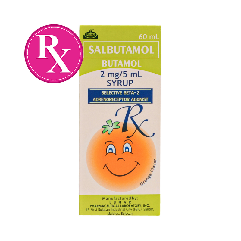 Butamol Salbutamol 2mg/5ml Syrup 60ml