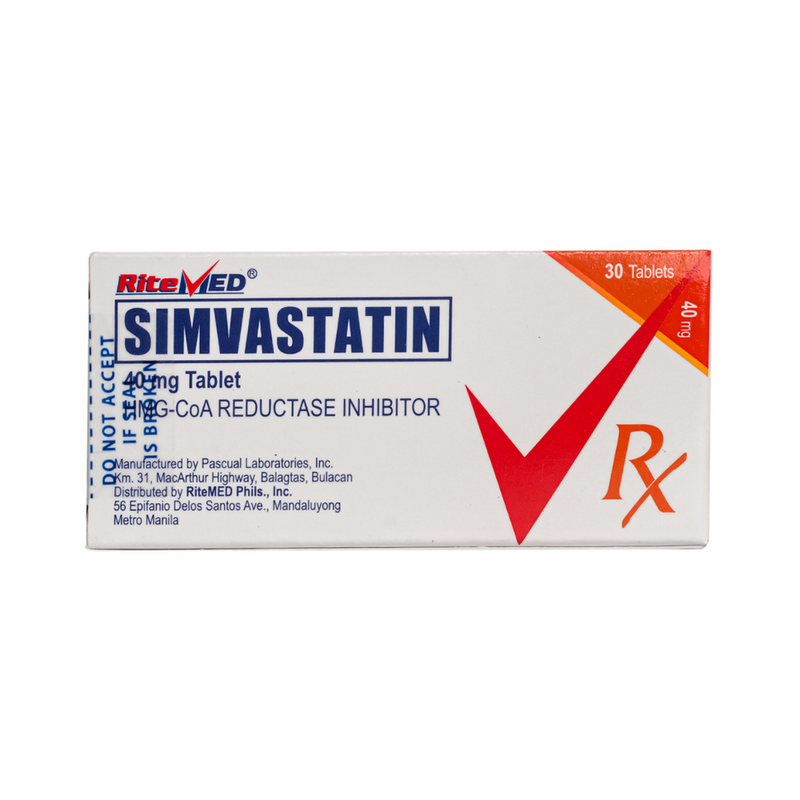 Ritemed Simvastatin Tablet 40mg 1's