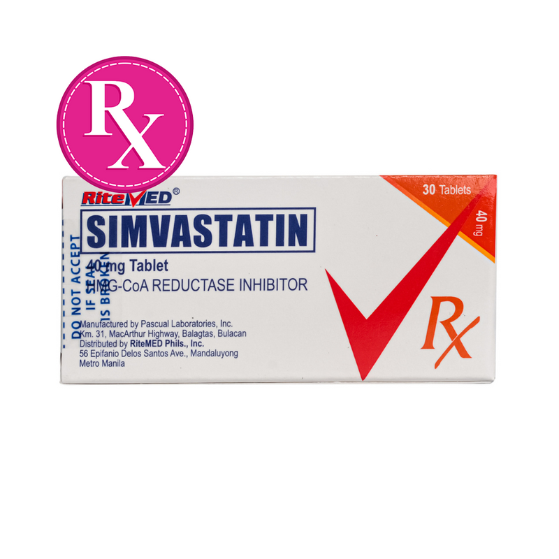 Ritemed Simvastatin Tablet 40mg 1's