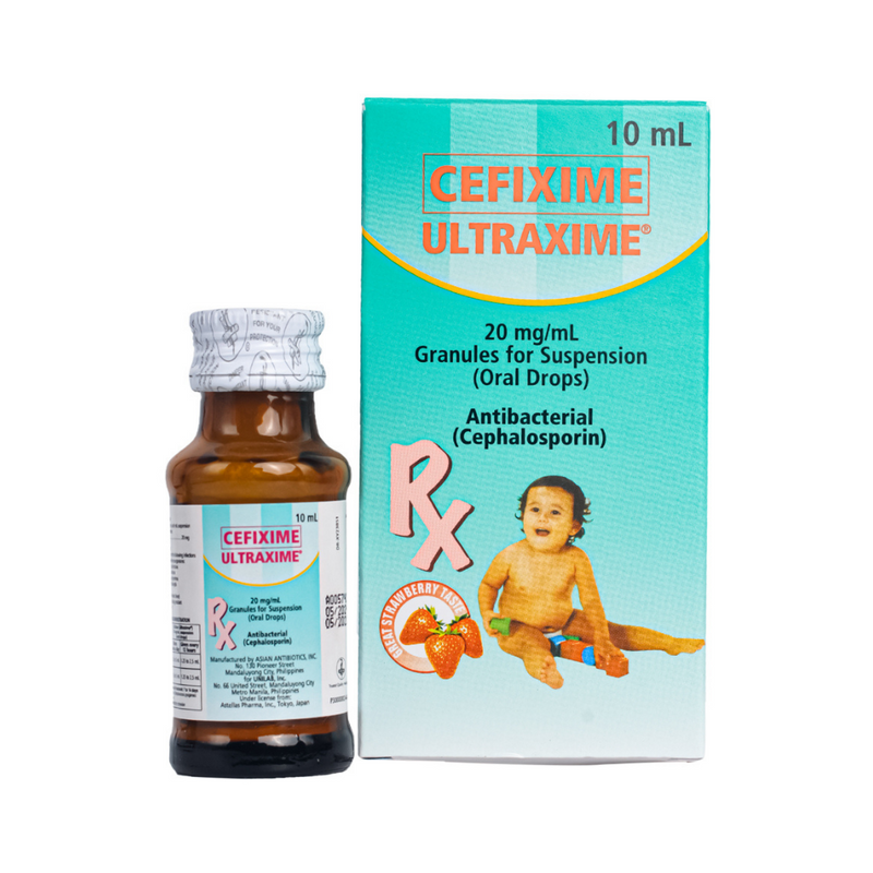 Ultraxime Cefixime 20mg Drops 10ml