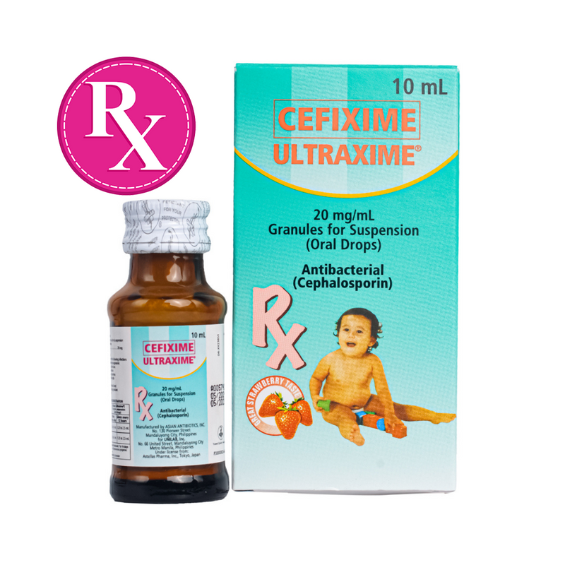 Ultraxime Cefixime 20mg Drops 10ml