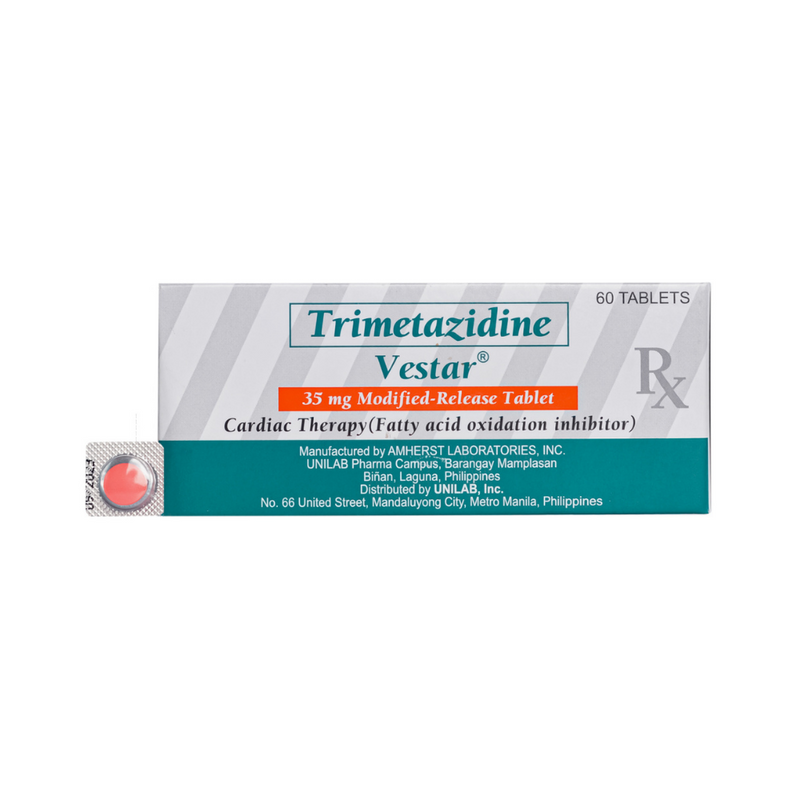 Vestar Trimetazidine 35mg Tablet By 1's