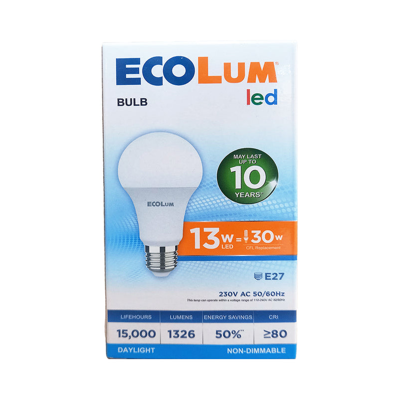 EcoLum LED Bulb 13 Watts Daylight E27